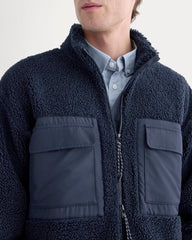 ReTrack Fleece Zip-Up | Deep Navy