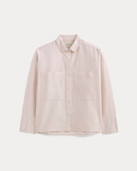 The Boxy Oxford | Rose Quartz Chambray