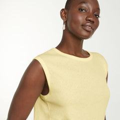 The Air Muscle Tank | Pastel Yellow