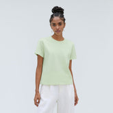 The Box-Cut Tee in Essential Cotton | Seafoam Green | No Pocket