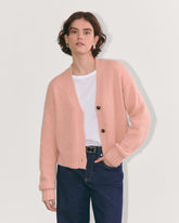The Boxy Cardigan in Alpaca | Blush Pink