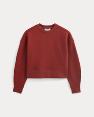 Luxe Fleece Sweatshirt | Merlot
