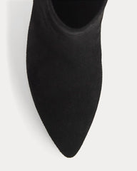 Studio Kitten Heel Bootie | Black Suede