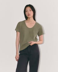 The Air Scoop-Neck Tee | Kalamata