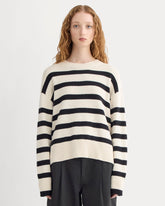 The Boxy Sweater in Everyday Cotton | Canvas / Black
