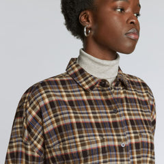 The Boxy Flannel | Multi Plaid