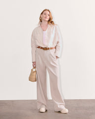 The Boxy Oxford | Whisper Pink