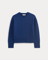 The Boxy Sweater in Everyday Cotton | Deep Lazuli Blue