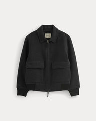 ReWool Flight Jacket | Heather Charcoal