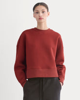Luxe Fleece Sweatshirt | Merlot