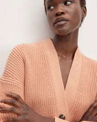 The Boxy Cardigan in Everyday Cotton | Blush Pink
