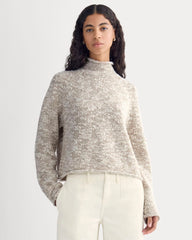 Rollneck Sweater | Bone/Trench Coat Twist