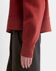 Luxe Fleece Sweatshirt | Merlot