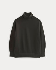 Luxe Fleece Turtleneck | Black