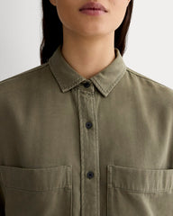 The Boxy Overshirt in Buttersoft | Kalamata
