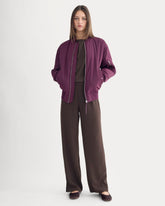 Drapey Crepe Pant | Dark Chocolate