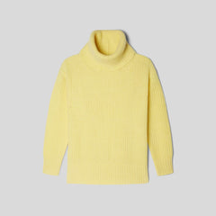 The Alpaca Oversized Turtleneck | Lemon