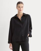 Boxy Shirt in Buttersoft | Black
