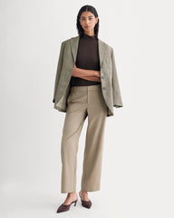 Straight-Leg Trouser in Tailor Twill | Light Taupe