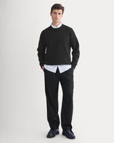 Pleated Trouser in Tailor Twill | Black