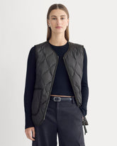 ReNew Quilted Vest | Black