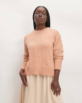 The Boxy Sweater in Everyday Cotton | Blush Pink