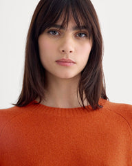 The Boxy Crew in Cashmere | Rust