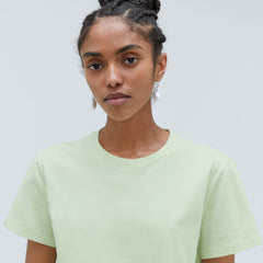 The Box-Cut Tee in Essential Cotton | Seafoam Green | No Pocket