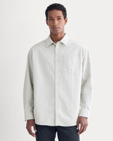 Oversized Oxford Shirt | Grey