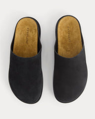 Suede Clog | Black Suede