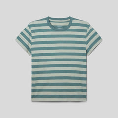 The Box-Cut Tee in Essential Cotton | Green Balsam / Seagrass | No Pocket