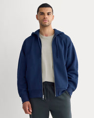 Luxe Fleece Full-Zip Hoodie | Deep Navy