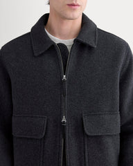 ReWool Flight Jacket | Heather Charcoal