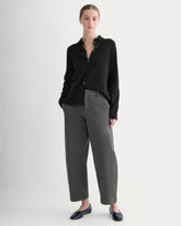 Cotton Twill Chino | Slate Grey