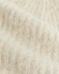 Plush Alpaca Beanie | Bone