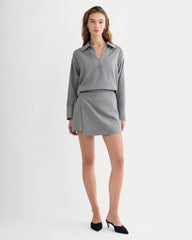 Overshirt in Tailor Twill | Heather Graphite