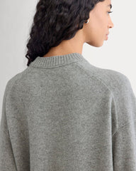 Cashmere Boyfriend Sweater | Husky Gray