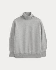Luxe Fleece Turtleneck | Vintage Heather Grey