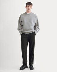 Luxe Fleece Crew Pullover | Vintage Heather Grey