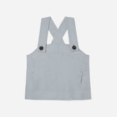 The Apron Linen Tank | Sky