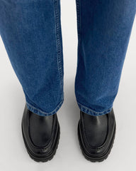 Leather Lug Chukka | Black