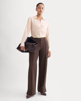 Dream Wide-Leg Trouser | Dark Chocolate
