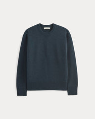 Luxe Merino Double-Knit Sweater | Indigo