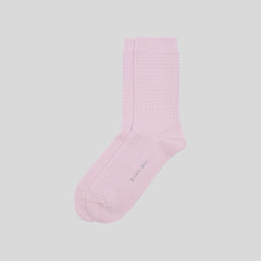 The Belgian Waffle Sweater Sock | Light Lilac