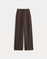 Luxe Fleece Wide-Leg Sweatpant | Dark Chocolate