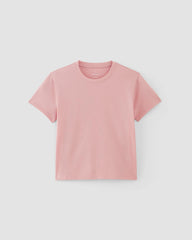 The Box-Cut Tee in Essential Cotton | Rose Pink | No Pocket