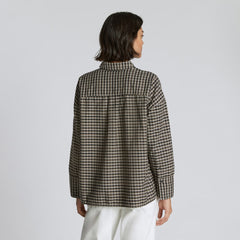 The Boxy Oxford | Falcon Mini Plaid