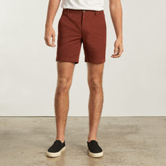 The 7” Slim-Fit Performance Chino Short | Hickory