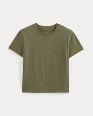 The Box-Cut Tee in Essential Cotton | Kalamata | No Pocket