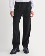 Pleated Trouser in Tailor Twill | Black